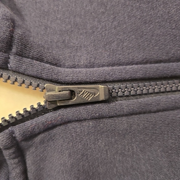 Nike NFL Denver Broncos Embroidered Full Zip Hoodie Sweatshirt Navy Size Medium - Picture 8 of 12